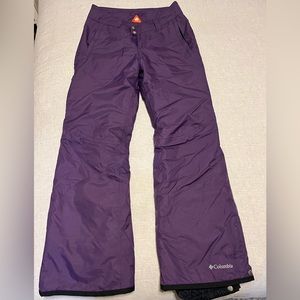 Columbia brand purple ski pants